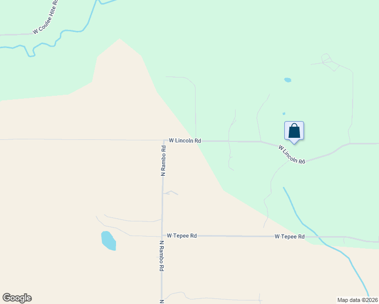 map of restaurants, bars, coffee shops, grocery stores, and more near 15401-15599 W Lincoln Rd in Spokane