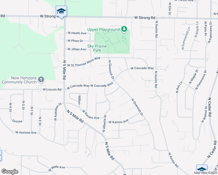 map of restaurants, bars, coffee shops, grocery stores, and more near 2311 West Cascade Way in Spokane