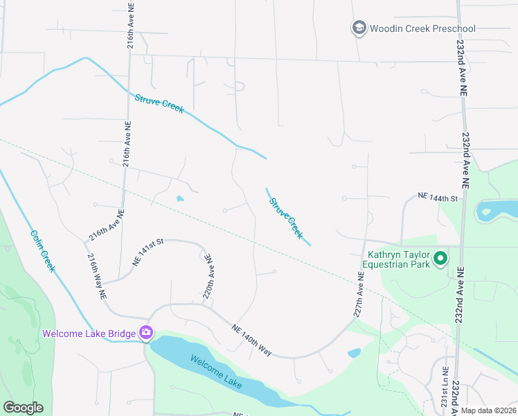 map of restaurants, bars, coffee shops, grocery stores, and more near 14232 221st Avenue Northeast in Woodinville