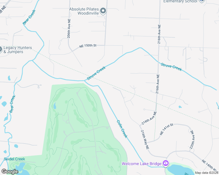 map of restaurants, bars, coffee shops, grocery stores, and more near 14321 214th Way Northeast in Woodinville