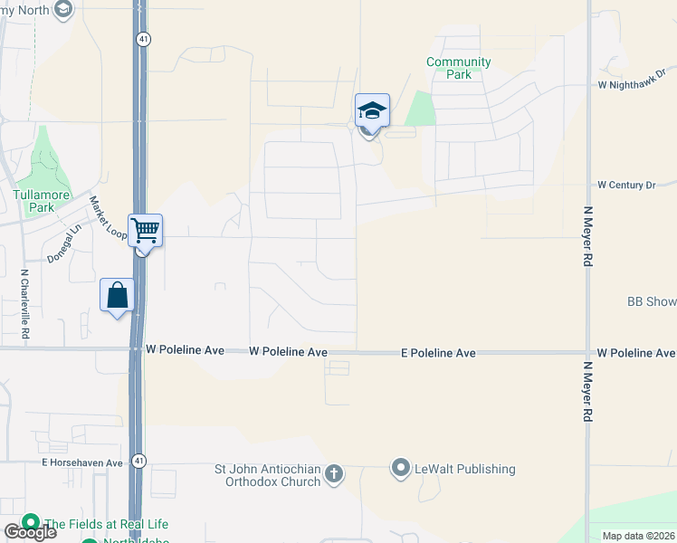 map of restaurants, bars, coffee shops, grocery stores, and more near 4803 Alopex Lane in Post Falls