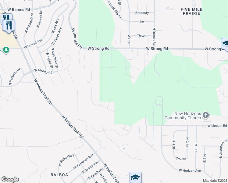 map of restaurants, bars, coffee shops, grocery stores, and more near in Spokane