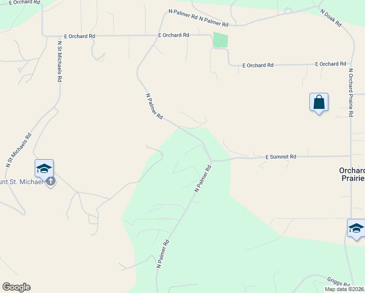 map of restaurants, bars, coffee shops, grocery stores, and more near 8413 North Palmer Road in Spokane