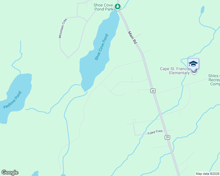 map of restaurants, bars, coffee shops, grocery stores, and more near 35 Viking Drive in Pouch Cove