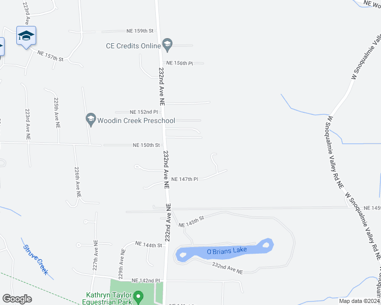 map of restaurants, bars, coffee shops, grocery stores, and more near 14916 232nd Avenue Northeast in Woodinville