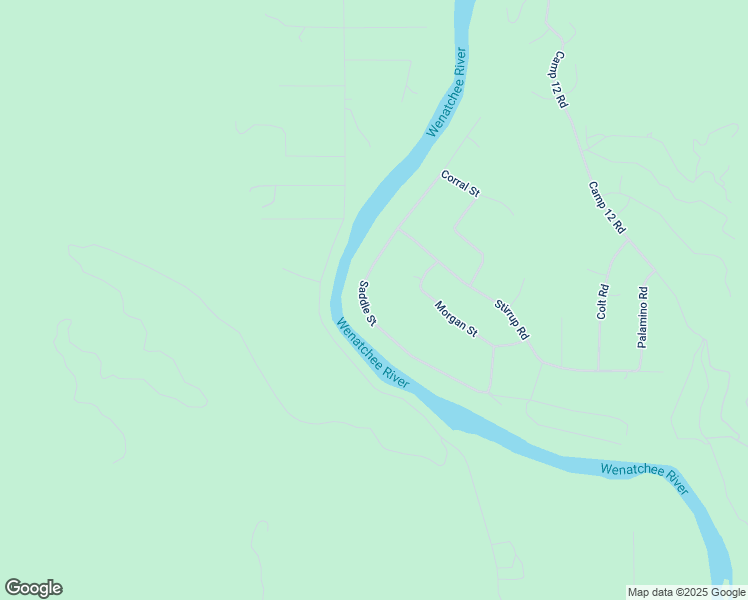 map of restaurants, bars, coffee shops, grocery stores, and more near 24502 Saddle Street in Leavenworth