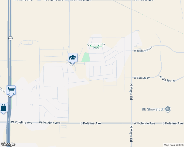 map of restaurants, bars, coffee shops, grocery stores, and more near 3281 North Meyer Road in Post Falls