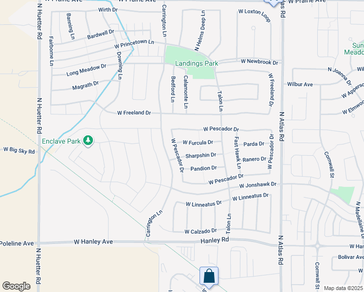 map of restaurants, bars, coffee shops, grocery stores, and more near 3864 West Furcula Drive in Coeur d'Alene