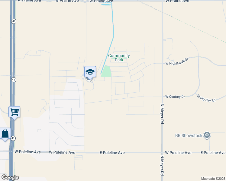 map of restaurants, bars, coffee shops, grocery stores, and more near 3281 North Meyer Road in Post Falls