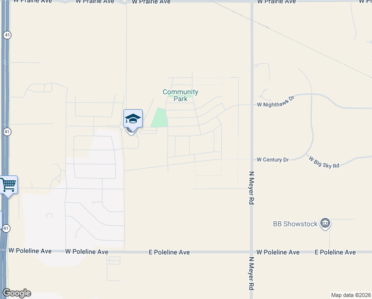 map of restaurants, bars, coffee shops, grocery stores, and more near 3281 North Meyer Road in Post Falls