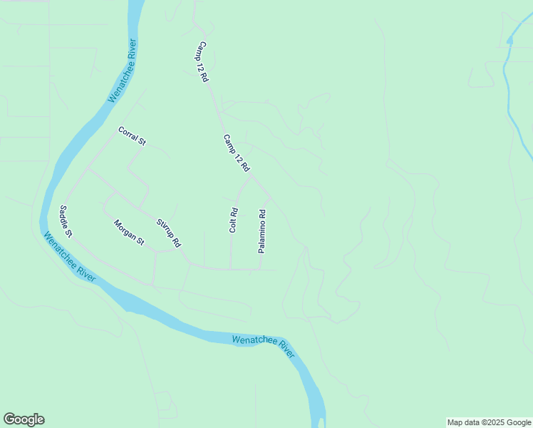 map of restaurants, bars, coffee shops, grocery stores, and more near 21728 Palamino Road in Leavenworth