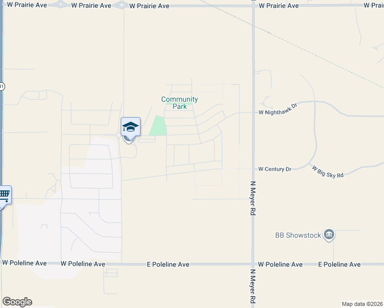 map of restaurants, bars, coffee shops, grocery stores, and more near 3281 North Meyer Road in Post Falls