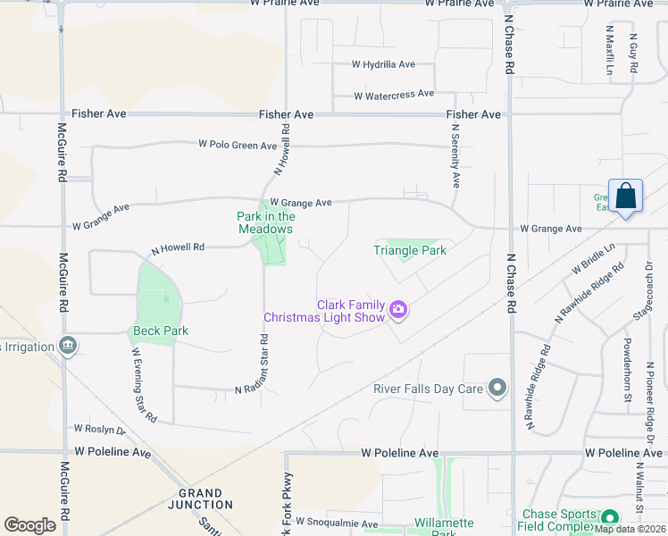 map of restaurants, bars, coffee shops, grocery stores, and more near 1537 West Staples Drive in Post Falls
