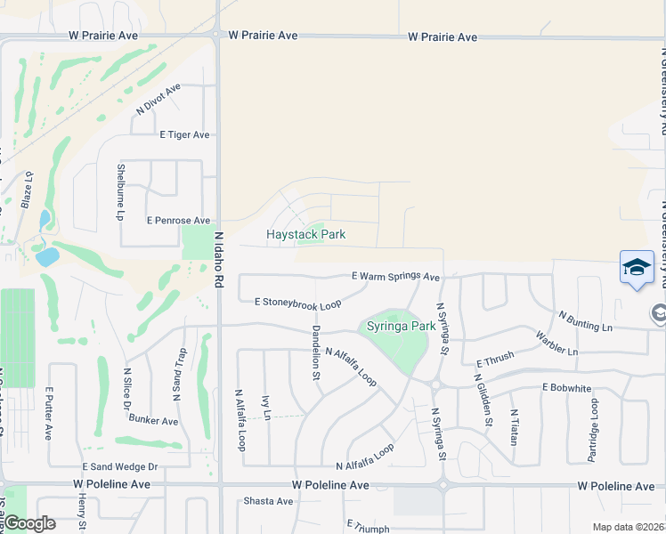 map of restaurants, bars, coffee shops, grocery stores, and more near 1182 East Warm Springs Avenue in Post Falls
