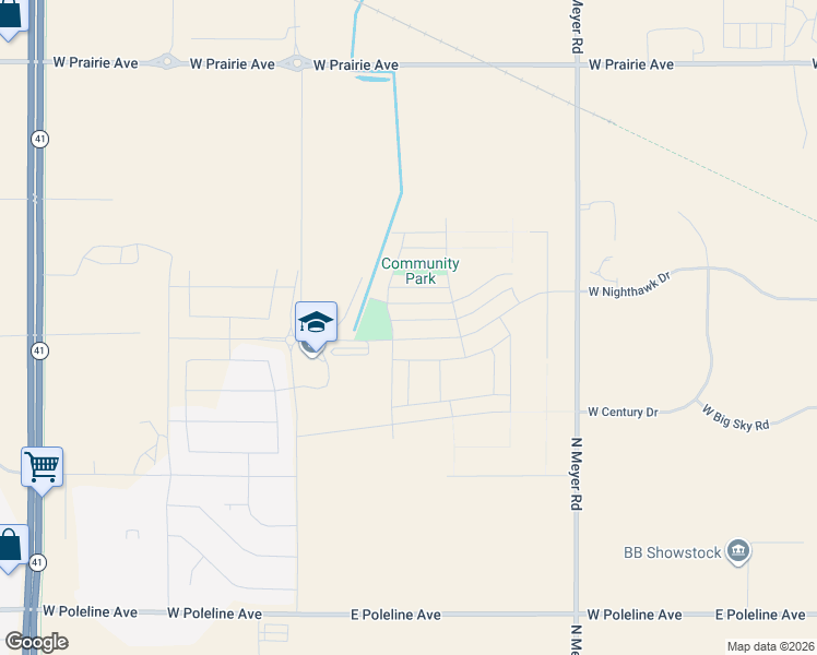 map of restaurants, bars, coffee shops, grocery stores, and more near 7204 West Prairie Avenue in Post Falls