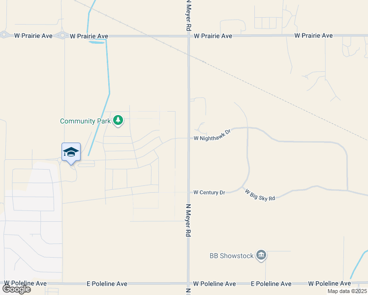 map of restaurants, bars, coffee shops, grocery stores, and more near 3281 North Meyer Road in Post Falls