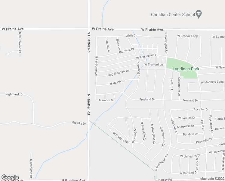 map of restaurants, bars, coffee shops, grocery stores, and more near 1756 Freeland Drive in Coeur d'Alene