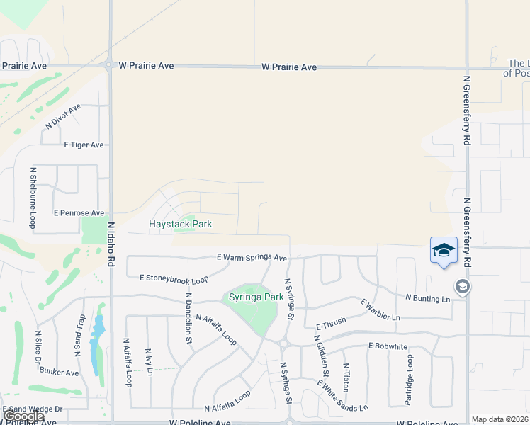 map of restaurants, bars, coffee shops, grocery stores, and more near 1456 E Warm Springs Ave in Post Falls