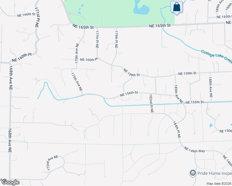 map of restaurants, bars, coffee shops, grocery stores, and more near 17910 Northeast 156th Street in Woodinville