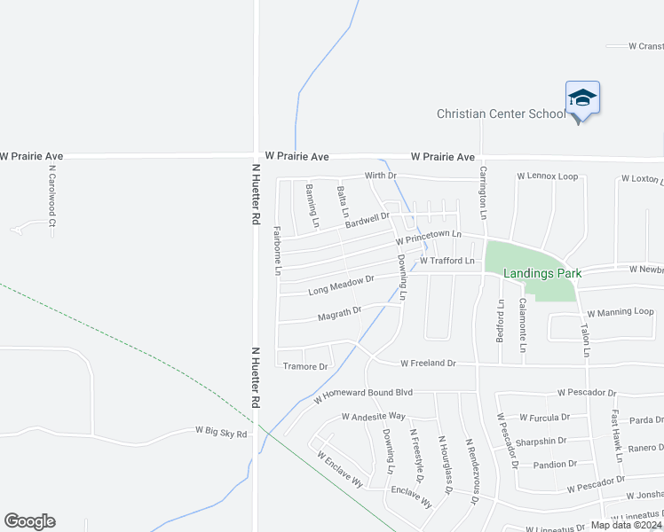map of restaurants, bars, coffee shops, grocery stores, and more near 4646 West Princetown Lane in Coeur d'Alene