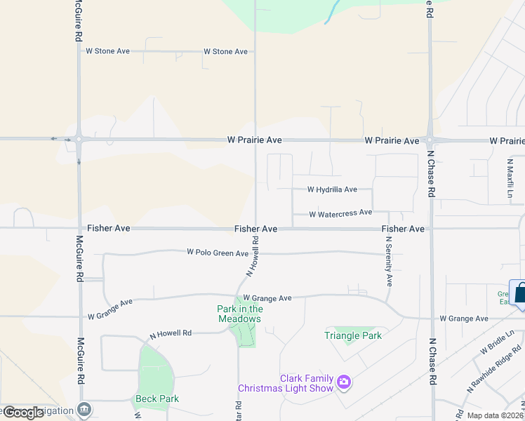 map of restaurants, bars, coffee shops, grocery stores, and more near 3699 North Howell Road in Post Falls
