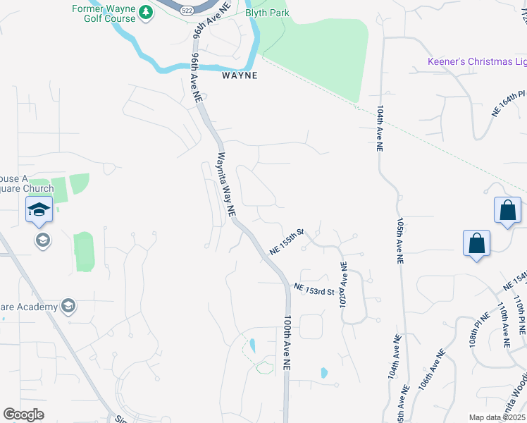 map of restaurants, bars, coffee shops, grocery stores, and more near 15701 99th Avenue Northeast in Bothell