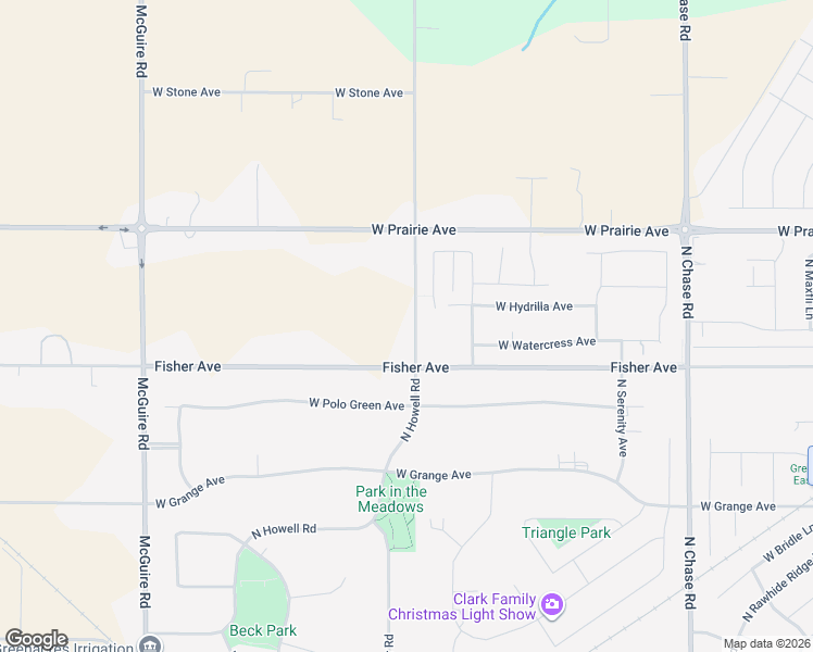 map of restaurants, bars, coffee shops, grocery stores, and more near 3699 North Howell Road in Post Falls