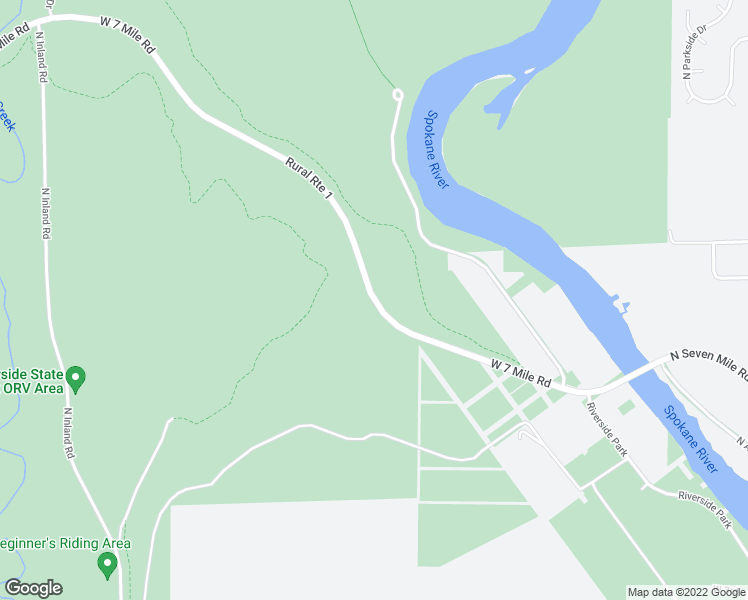 map of restaurants, bars, coffee shops, grocery stores, and more near 8460 Rural Route 1 in Nine Mile Falls