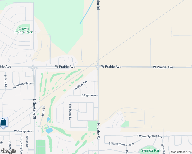 map of restaurants, bars, coffee shops, grocery stores, and more near 3815 Graphite Court in Post Falls