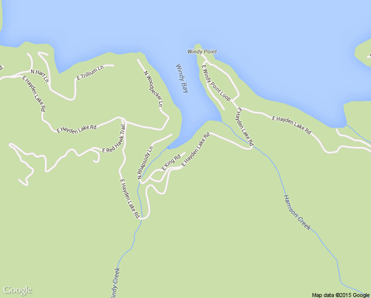 map of restaurants, bars, coffee shops, grocery stores, and more near 5959 East King Road in Hayden