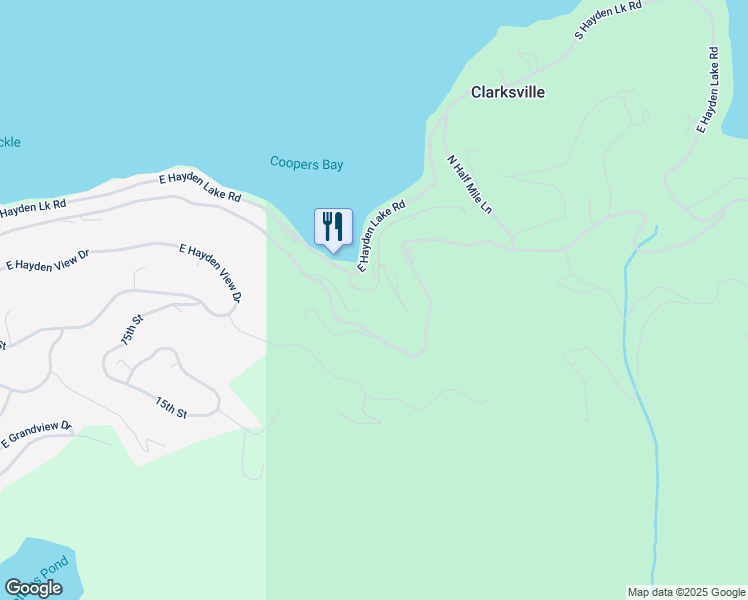 map of restaurants, bars, coffee shops, grocery stores, and more near 3502 East Tobler Road in Hayden