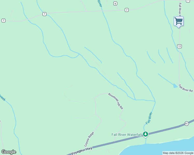 map of restaurants, bars, coffee shops, grocery stores, and more near 103 East Coyote Ridge in Grand Marais