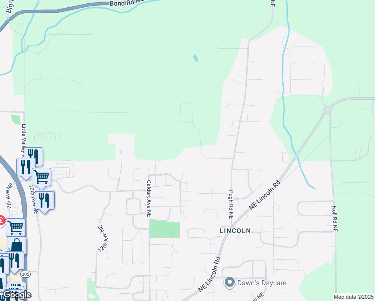 map of restaurants, bars, coffee shops, grocery stores, and more near 2851 Northeast Lillehammer Lane in Poulsbo