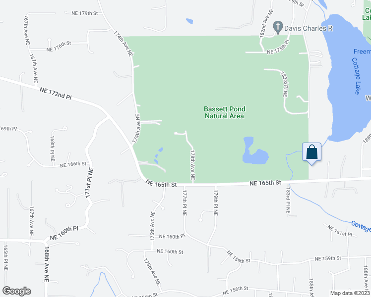 map of restaurants, bars, coffee shops, grocery stores, and more near 16625 178th Avenue Northeast in Woodinville