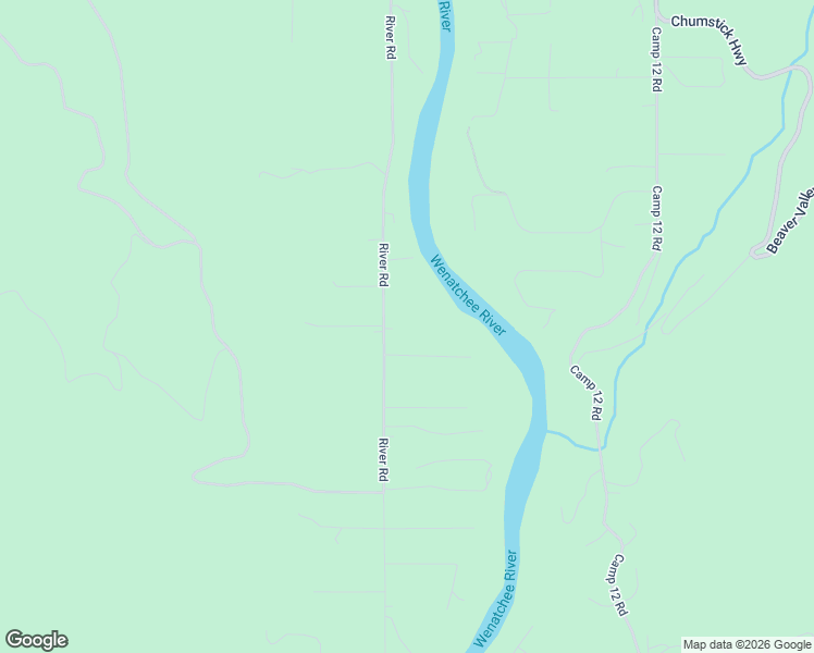 map of restaurants, bars, coffee shops, grocery stores, and more near 18135 River Road in Leavenworth