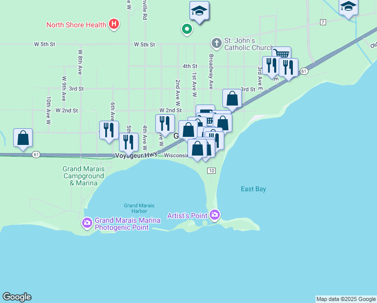 107 Wisconsin Street, Grand Marais MN Walk Score