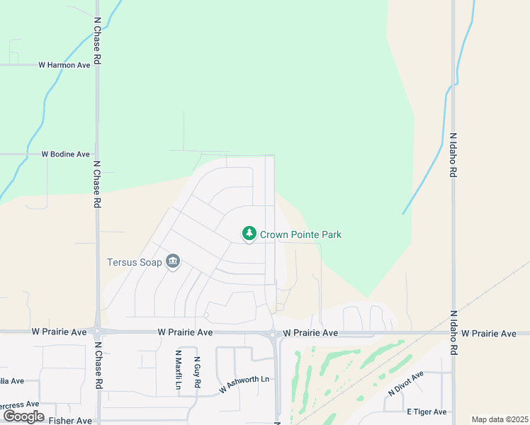 map of restaurants, bars, coffee shops, grocery stores, and more near 8724 North Spokane Street in Post Falls