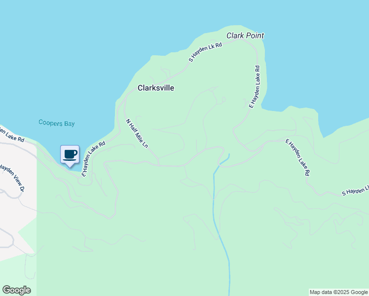 map of restaurants, bars, coffee shops, grocery stores, and more near 4731 East Hayden Lake Road in Hayden
