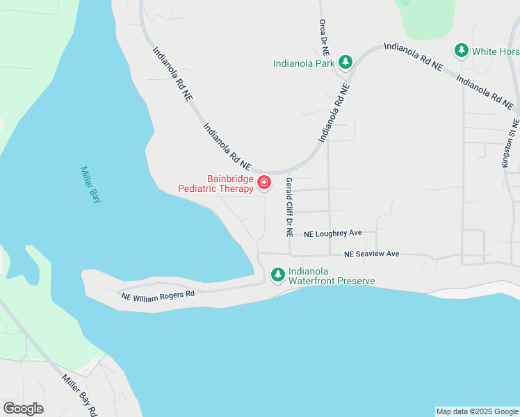 map of restaurants, bars, coffee shops, grocery stores, and more near 20681 Chief Sam Wilson Way Northeast in Indianola