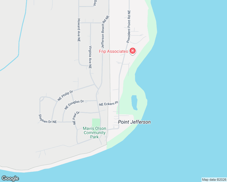 map of restaurants, bars, coffee shops, grocery stores, and more near 20907 President Point Road Northeast in Kingston