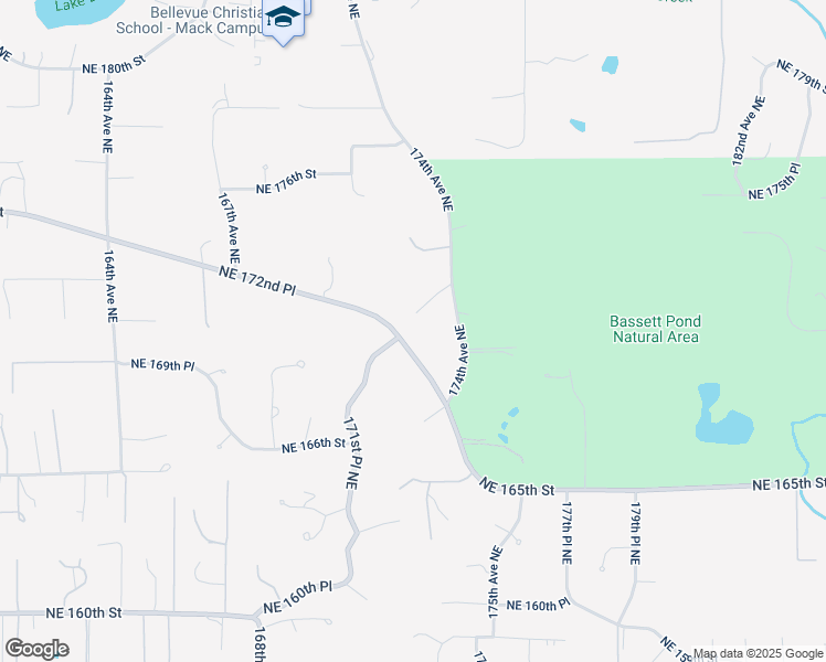 map of restaurants, bars, coffee shops, grocery stores, and more near 17006 172nd Place Northeast in Woodinville
