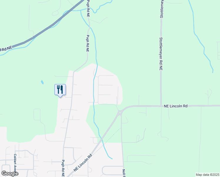 map of restaurants, bars, coffee shops, grocery stores, and more near 2730 Northeast Rosalie Place in Poulsbo