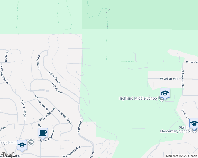 map of restaurants, bars, coffee shops, grocery stores, and more near 10352 North Assembly Street in Spokane