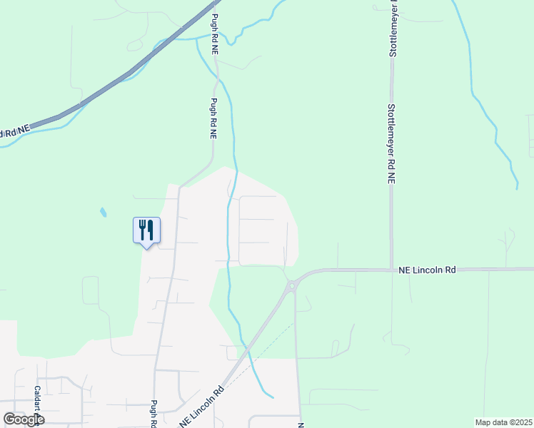 map of restaurants, bars, coffee shops, grocery stores, and more near 2730 Northeast Rosalie Place in Poulsbo