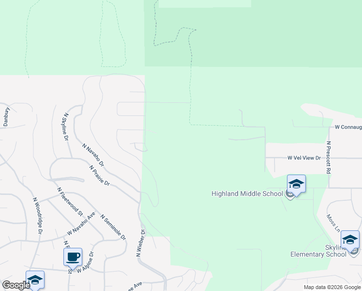 map of restaurants, bars, coffee shops, grocery stores, and more near 3702 West Hawthorne Road in Spokane