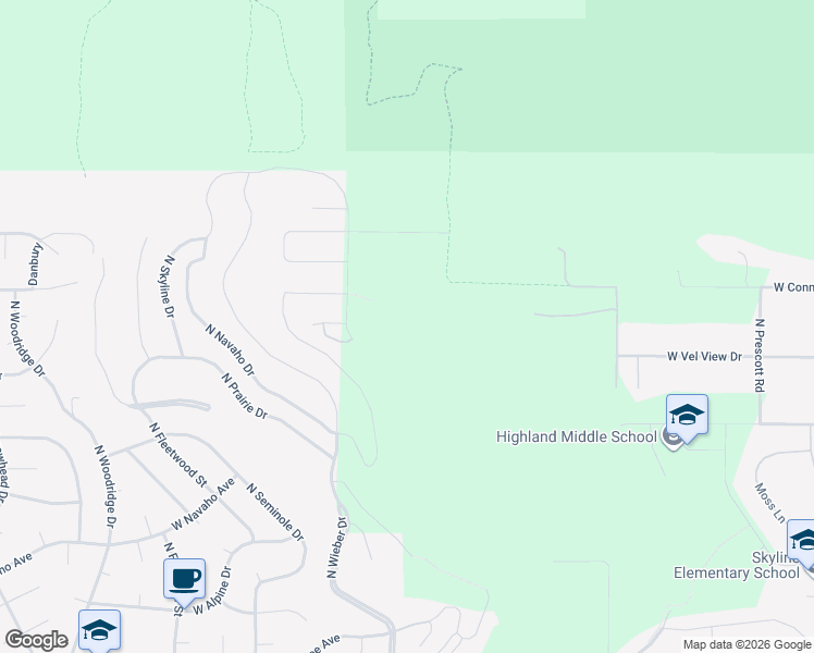 map of restaurants, bars, coffee shops, grocery stores, and more near 3702 West Hawthorne Road in Spokane