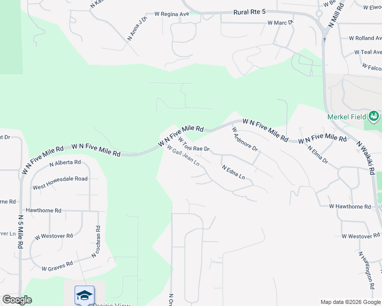 map of restaurants, bars, coffee shops, grocery stores, and more near 1917 West Gail Jean Lane in Spokane