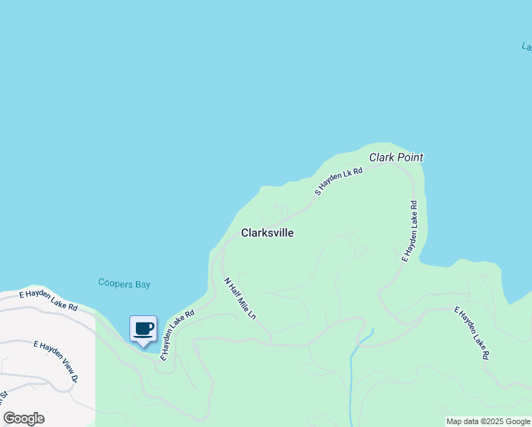 map of restaurants, bars, coffee shops, grocery stores, and more near 4731 East Hayden Lake Road in Hayden
