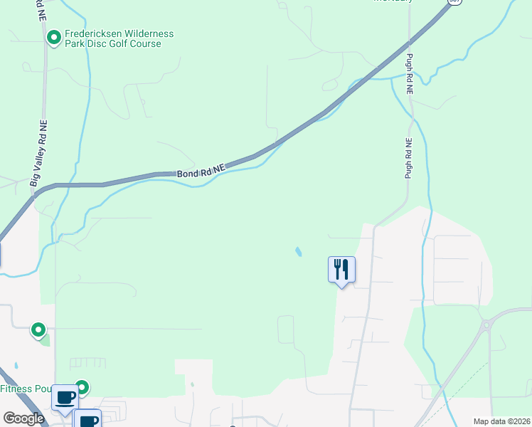map of restaurants, bars, coffee shops, grocery stores, and more near 21686 Bond Road Northeast in Poulsbo