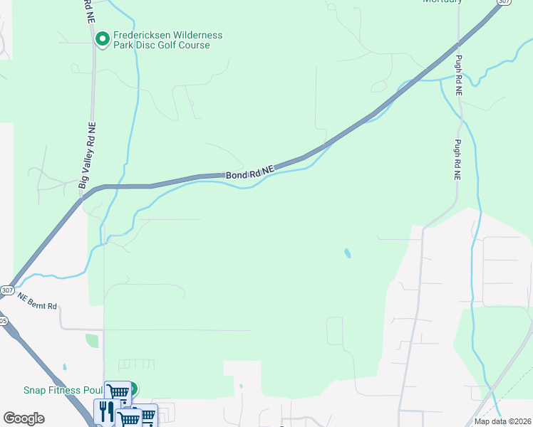 map of restaurants, bars, coffee shops, grocery stores, and more near 21678 Bond Road Northeast in Poulsbo